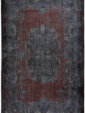 handgeknoopt vintage tapijt Adana zwart rood