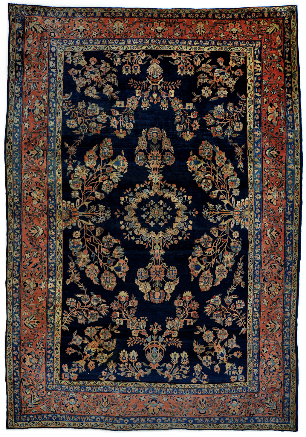 tint Planeet fort Antiek tapijt Sarouck 365x260 cm - Perez vloerkleden voor élk interieur