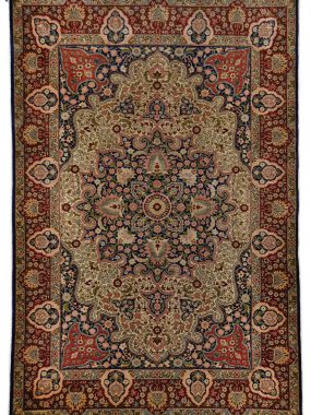 Exclusief antiek handgeknoopt zijde Hereke tapijt is verkrijgbaar bij Perez vloerkleden in Tilburg