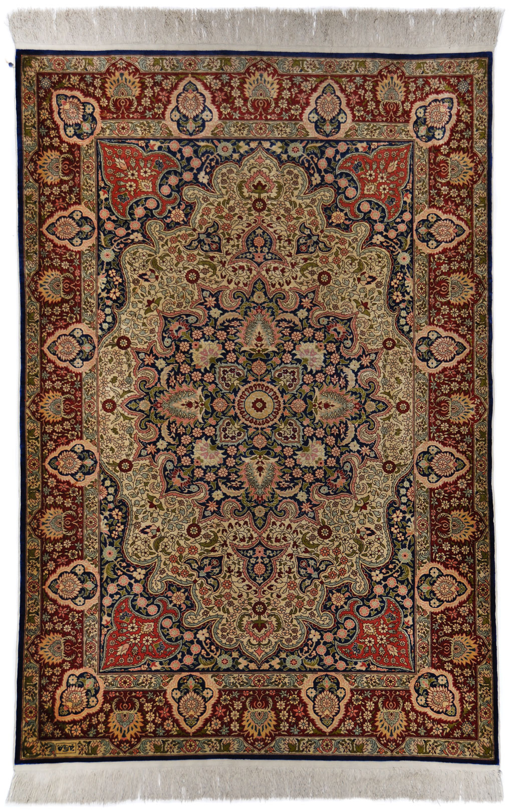 de elite Verrijking Kritiek Zijde Hereke tapijt (109 x 164 cm) - Perez vloerkleden voor élk interieur