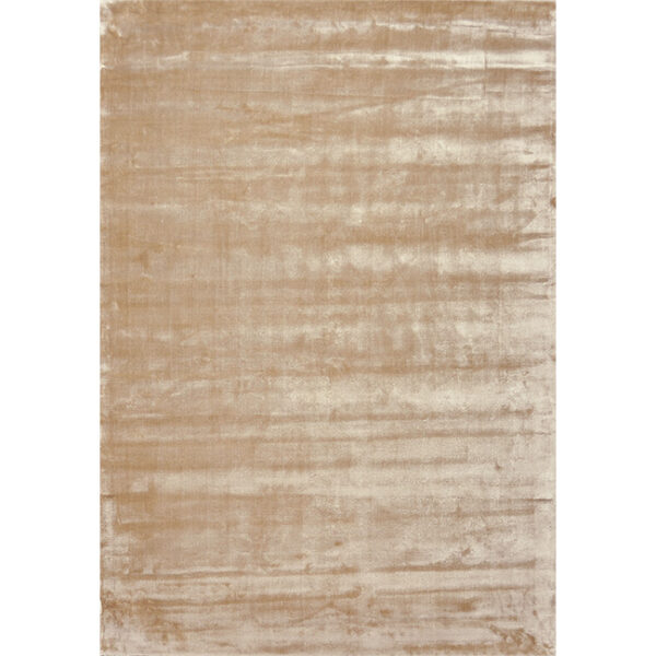 Boven aanzicht van vloerkleed FLAVIA, in de kleur beige gemaakt van viscose.