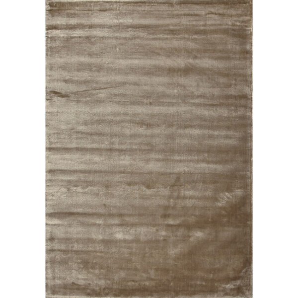 Boven aanzicht van vloerkleed FLAVIA, in de kleur mokka gemaakt van viscose.