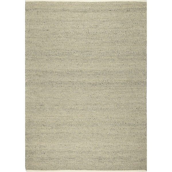 Boven aanzicht van vloerkleed MULA, in de kleur groen grijs gemaakt van een mix van wol.