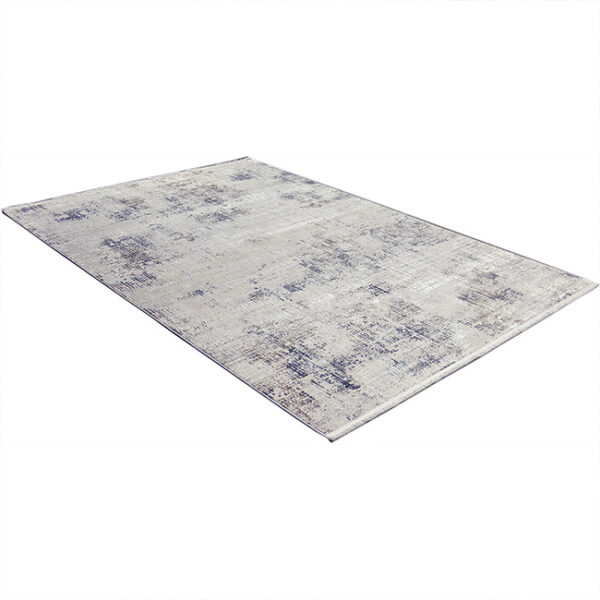 Diagonaal aanzicht van vloerkleed OLYMPIA 20-B, in de kleur multi gemaakt van een acryl en viscose mix.