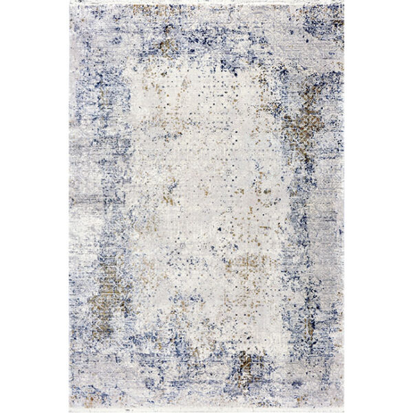 Boven aanzicht van vloerkleed OLYMPIA 40-B, in de kleur multi gemaakt van een acryl en viscose mix.