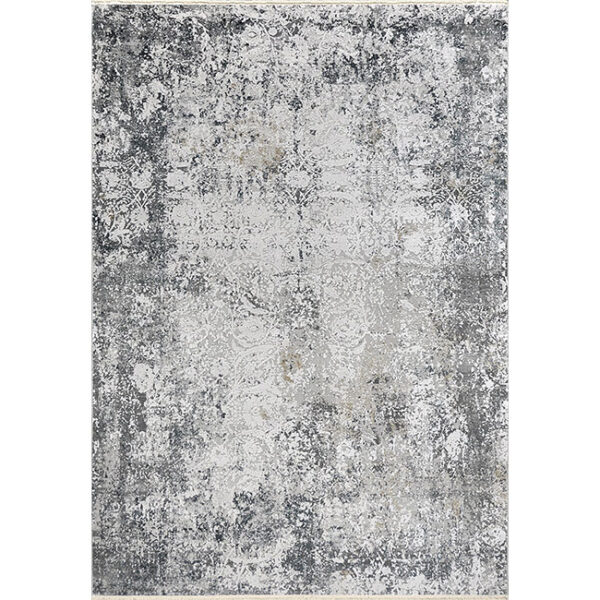 Boven aanzicht van vloerkleed OLYMPIA 50, in de kleur multi gemaakt van een acryl en viscose mix.