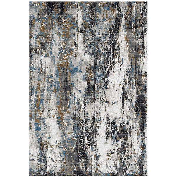 Boven aanzicht van vloerkleed OLYMPIA K-1716, in de kleur multi gemaakt van een acryl en viscose mix.