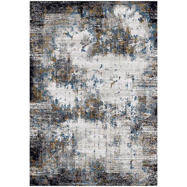 Boven aanzicht van vloerkleed OLYMPIA K-1717, in de kleur multi gemaakt van een acryl en viscose mix.