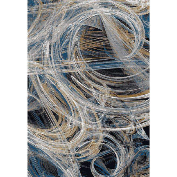 Boven aanzicht van vloerkleed OLYMPIA ST-706, in de kleur multi gemaakt van een acryl en viscose mix.