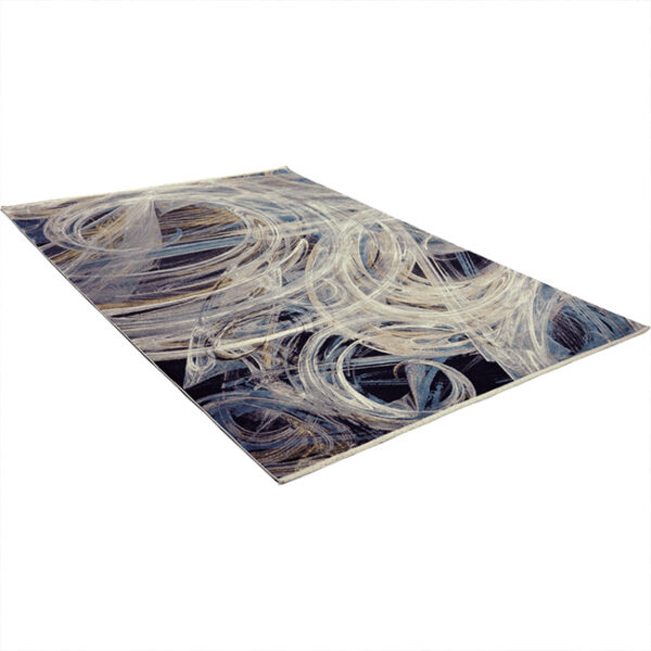 Diagonaal aanzicht van vloerkleed OLYMPIA ST-706, in de kleur multi gemaakt van een acryl en viscose mix.