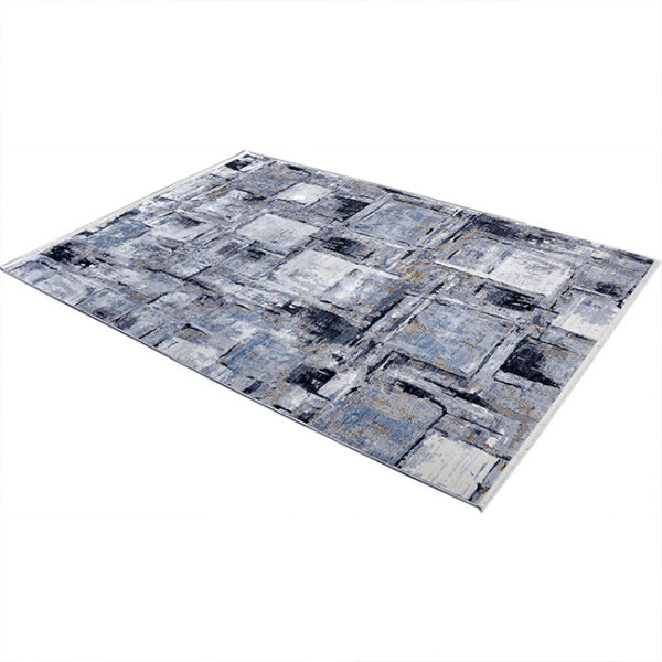 Diagonaal aanzicht van vloerkleed OLYMPIA ST-735, in de kleur multi gemaakt van een acryl en viscose mix.