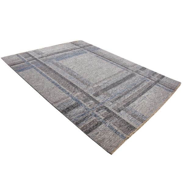 Diagonaal aanzicht van vloerkleed TRIBECA TB-3, in de kleur multi gemaakt van wol.