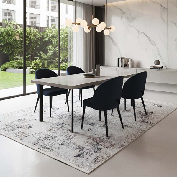 Olympia 20 B vloerkleed. Stijlvol en compact tapijt met modern design.